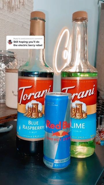 Blue Raspberry Redbull, Blended Redbull Drinks Recipe, Redbull Energy Drink Recipes, Red Bull Non Alcoholic Drink Recipes, Energy Drink Recipe Redbull, Infused Redbull Recipe, Infused Redbull Drinks Recipe, Redbull Refresher Recipe, Redbull Drinks Nonalcoholic