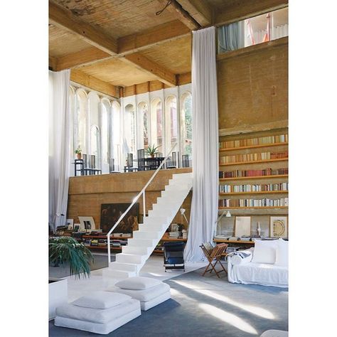 La Fabrica by Ricardo Bofill Ricardo Bofill, New York City Apartment, Ideas Hogar, Bohemian Interior, Beautiful Interior Design, Design Del Prodotto, Dream Apartment, City Apartment, Dream Home Design