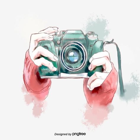 slr camera,hand,hand painted,photograph,polaroid,photography,travel,watercolor,camera,art,camera clipart,hand clipart,art clipart,travel clipart,photography clipart,watercolor clipart Cartoon Camera, Watercolor Paint, Slr Camera, Png Clipart, Digital Camera, Paint, Canvas