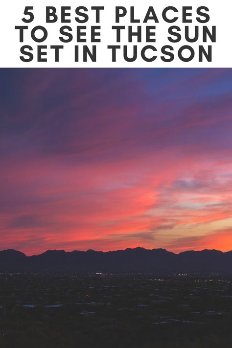 Today we’re talking all about the sun set views you can enjoy here in Tucson. These are the 5 Best Places to Watch the Sun Set in Tucson and you won’t want to miss a single one after you’ve enjoyed the views from these beautiful locations. Tucson Sunset, Visit Arizona, Arizona Sunset, Arizona Road Trip, Trip Destinations, Road Trip Destinations, Arizona Travel, Apartment Communities, Best Sunset