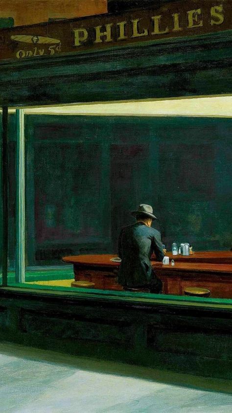 Famous Prints, Edward Hopper Paintings, Hopper Art, Arte Jazz, معرض فني, Arte Peculiar, Jazz Art, Image Swag, Edward Hopper