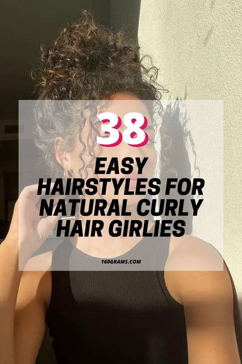 38 Beautiful Hairstyles for Pure Curls That Will Remodel Your Look- #Curls #Hairstyles #Natural #Stunning #Transform Check more at https://howcandothis.com/hairstyleideas/38-beautiful-hairstyles-for-pure-curls-that-will-remodel-your-look/ Naturally Curly Hairstyles White Women, Long Curly Hairdos Easy, Hairstyles For Day 3 Curly Hair, How To Wear Naturally Curly Hair, Easy Hairstyles Short Curly Hair, Effortless Curly Hairstyles, Hairstyles For Long Natural Curly Hair, Quick Easy Hairstyles For Curly Hair, Cute Easy Hairstyles For Short Curly Hair