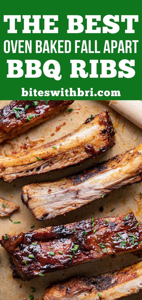 St Louis Ribs Recipe, Oven Baked Pork Ribs, Oven Pork Ribs, Ribs Recipe Oven, Baked Pork Loin, St Louis Ribs, Baked Pork Ribs, Pork Loin Ribs, Ribs In The Oven