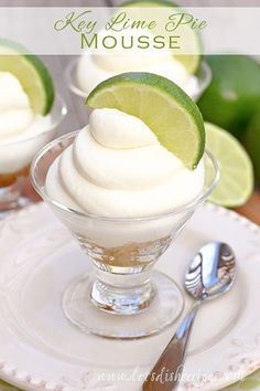 Key Lime Mousse, Lime Mousse, Key Lime Recipes, Citrus Desserts, Lime Desserts, Key Lime Cheesecake, Pudding Mousse, Cheesecake Mousse, Lime Recipes