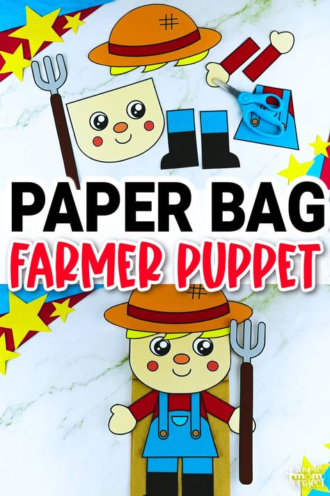 Have your children ever been to a farm? How did … Printable Farmer Paper Bag Puppet Template Read More » The post Printable Farmer Paper Bag Puppet Template appeared first on Simple Mom Project. Nurse Craft Ideas, Farmer Craft, Simple Mom Project, Puppet Template, Community Helpers Crafts, Nurse Crafts, Bag Puppet, Diy Doctor, Puppet Craft