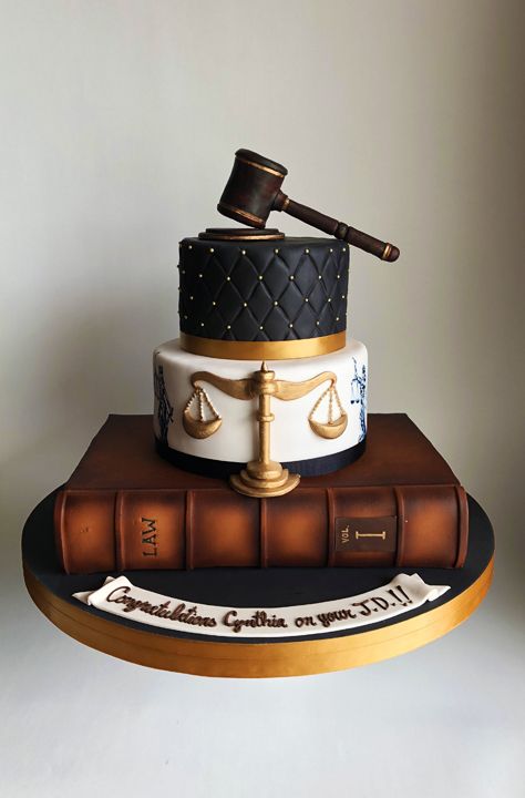 Lawyer Cake, Graduation Cake Designs, Law School Graduation Party, Cupcakes Design, Graduation Party Cake, School Cake, Law School Graduation, In Disbelief, Leftover Cake