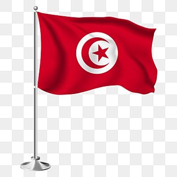 National Flag, Tunisia, Crayon, Flag