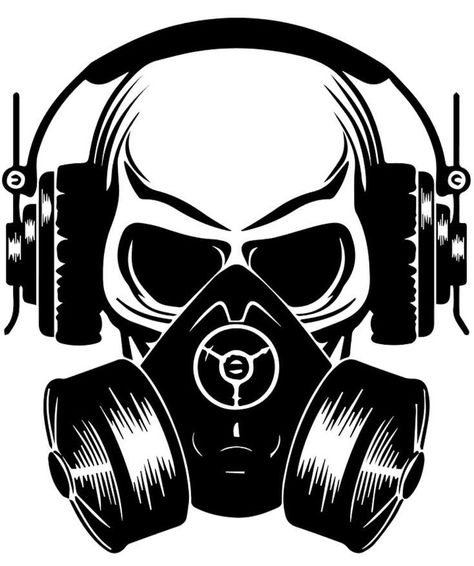 Gas Mask, Headphones, For Free, Mask