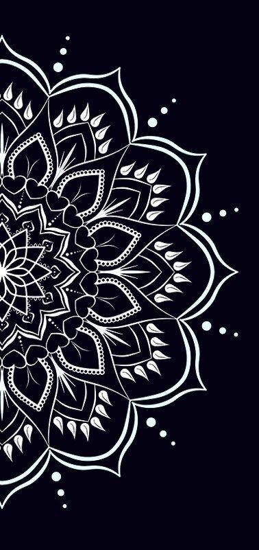 Phone Cases Background To Print, Mandala On Black Background, Mandala Art With Flowers, Phone Back Cover Design Wallpaper, Phone Case Wallpaper Design, Mandala Art Images, Spooky Mandala, Mandala Art Phone Case, Phone Back Cover Design