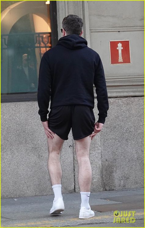 Normal People's Paul Mescal Steps Out in Short Shorts While in Milan: Photo 4487550 | Paul Mescal Pictures | Just Jared Paul Mescal Shorts, Paul Mescal Style, Skeleton Girl, White Clogs, Paul Mescal, Wednesday Afternoon, Black Wardrobe, Normal Guys, Normal People