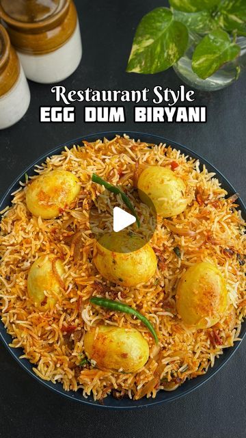 Egg Biryani Recipe Indian, Egg Biryani Recipe, Egg Biryani, How To Make Eggs, Spicy Snacks Recipes, Dum Biryani, Spicy Snacks, Biryani Recipe, Snacks Recipes