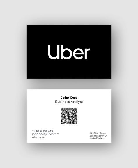 Personalized Digital Business Card Design with QR Contact Scan Qr Business Card Design, Business Cards Ideas Design, Creative Visiting Card, Business Card Design Creative Ideas, Business Cards Black, Digital Business Card Design, Graphic Designer Business Card, Minimalist Business Card Design, Business Cards Modern