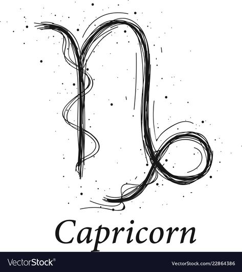 Capricorn Drawing Easy, Capricorn Astrology, Witch Drawing, Capricorn Sign, Astrology Signs, Easy Drawings, Astrology, Vector Art, Adobe Illustrator