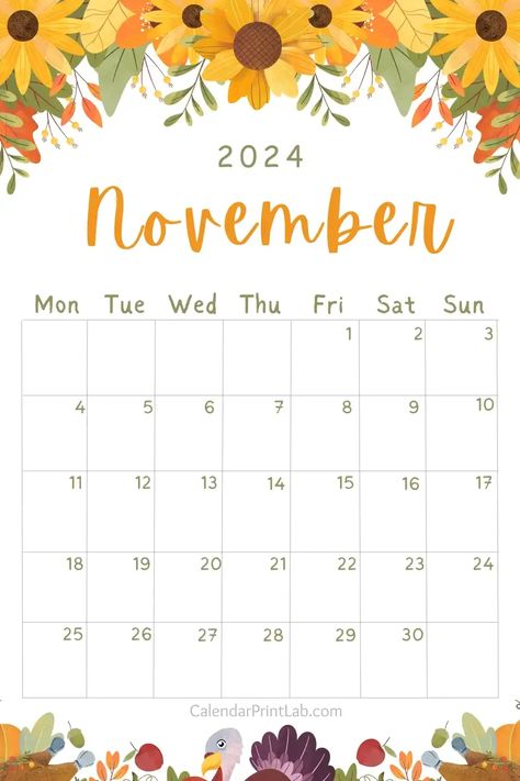 Beautiful November 2024 Floral Art November Planner 2024, November Calender 2024, November 2024 Calendar Printable, November Calendar 2024 Aesthetic, Calendar November 2024, November 2024 Calendar, November Calendar 2024, Calender 2024 Designs, 2024 Calendar Printable Free