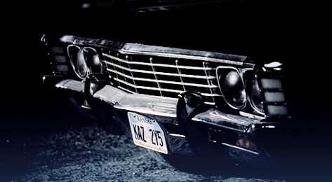 #Supernatural #Impala67 #KAZ2Y5 [GIF] Impala 1967, Supernatural Gif, Supernatural Impala, Impala 67, 1967 Chevy Impala, Supernatural Baby, 1967 Chevrolet Impala, Supernatural Gifs, Scary Clowns