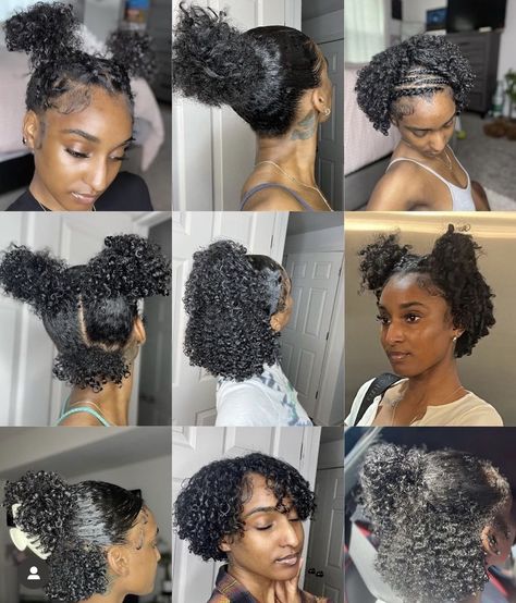 Natural Hair Concert Hairstyles, Natural Curly Styles For Black Women, 4c Friendly Hairstyles, Short Curly Haircuts Natural Black Women 4c Hair, 4c Type Hairstyles, Hair Styles For 4a Hair, Natural Hair Outfits Black Women, Updo Styles For Black Women Natural Hair, Medium Length Afro Hairstyles