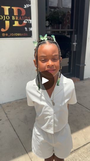 510K views · 105K reactions | Bailee 💚 Fun Bun Freestyle with designs on her Natural Hair 🧚🏽‍♀️  Everything is included with every style💕.  . . . . .  #twinstyles #buns #stitch #stitchbraids #kidscornrows #tampahairstylist #tampahair #tampabraids #jojobraids #kidsnaturalhairstyles #noweave #kidshairstyles #kids #blackgirlmagic #kidsnaturalhair #blackgirlhairstyles #tampabay #brandon #stpete #kidsstitchbraids #stitchbraidsatl #stitchbraids #813hair #727hair #tampabraider #tampa #tampabraiders #heartbraids #designbraids #floridabraider #halfuphalfdownhairstyle | Jojo Braids | Alicia Keys · You Don't Know My Name (Radio Edit) Braids For Lil Girls Black, Fun Buns, Stitch Braids, Toddler Hairstyles Girl, Natural Hairstyles For Kids, Half Up Half Down Hair, Girl Tips, Braided Hairstyles For Black Women, Toddler Hair