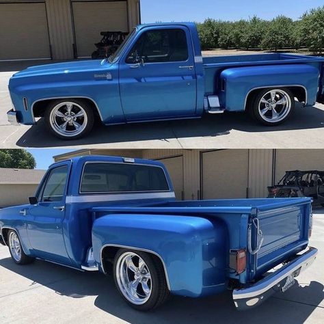 1974 Chevrolet C10 stepside C10 Stepside, Classic Cars Trucks Chevy, 87 Chevy Truck, Best Suv Cars, Chevy Vehicles, Chevy Stepside, Lowrider Trucks, Dropped Trucks, Chevrolet Truck