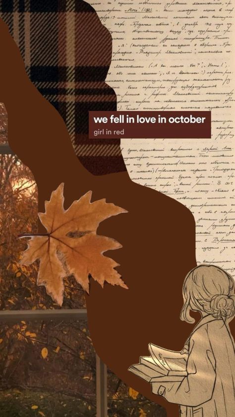 Taylor Swift October Wallpaper, We Fell In Love In October Poster, We Fell In Love In October Aesthetic Wallpaper, October Vibes Wallpaper, We Fell In Love In October Aesthetic, October Vibes Aesthetic, We Fell In Love In October, Hello October Wallpapers, October Wallpaper Iphone