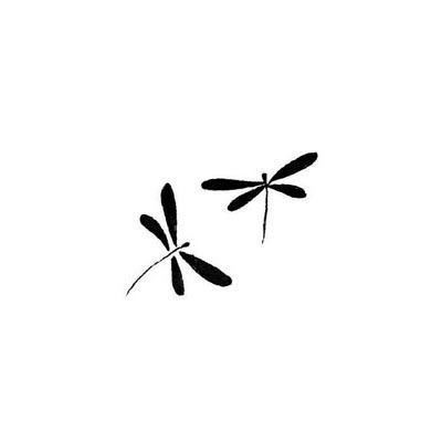 Dragonfly Tattoo Black, Dragonfly Tattoo Minimalist, Tiny Dragonfly Tattoo, Good Vibes Tattoo, Dragonfly Drawing, Henna Inspired Tattoos, Everything Is Perfect, Dragonfly Tattoo Design, Tato Henna