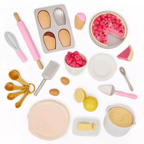 Our Generation Tasty Pastry Dessert Play Food Baking Accessory Set For 18'' Dolls : Target Realistic Play Food, Our Generation Doll Accessories, Tasty Pastry, Raspberry Tart, Play Food Set, Food Baking, Raspberry Tarts, Pretend Food, Dessert Tray