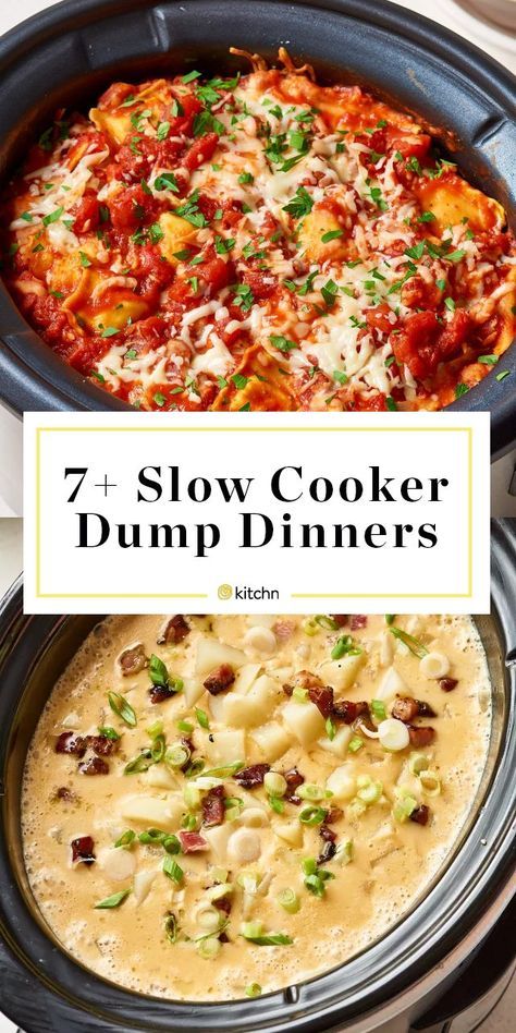 Slow Cooker Dump, Crockpot Dump Recipes, Easy Crockpot Dinners, Dump Dinners, Dump Meals, Slow Cooker Desserts, Crockpot Dishes, Crock Pot Slow Cooker, Dinner Recipes Crockpot