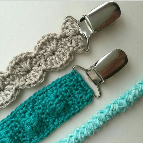 Pacifier clips from @willekebeex Crochet Pacifier Clip, Crochet Belt, Dummy Clips, Pacifier Clips, Haken Baby, Pacifier Clip, Love Crochet, Crochet Baby Patterns, Crochet For Kids