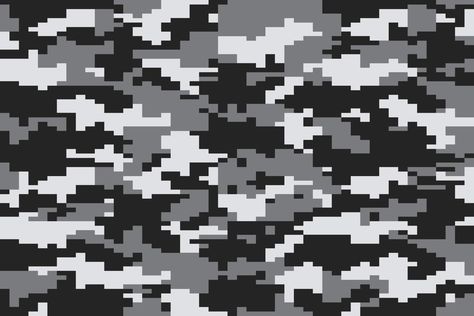 Black, grey, and white camouflage pattern. Trendy style pixel camo background Camo Background, Camouflage Background, Lebron James Wallpapers, Mickey Y Minnie, Camouflage Patterns, Landing Page Design, Trendy Style, Banner Ads, Vector Pattern