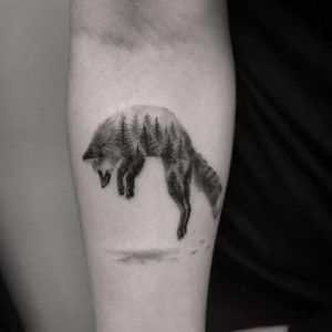 Animal Tattoos and their Meanings | by Jhaiho | Medium Spirit Animal Tattoo, Animal Tattoos For Women, Lines Tattoo, Fox Tattoo Design, Tier Tattoo, Double Exposition, Deer Tattoo, Tattoo Henna, Landscape Tattoo