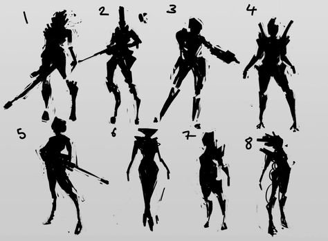 ★ || CHARACTER DESIGN REFERENCES | それを描く • Find more artworks at https://www.facebook.com/CharacterDesignReferences http://www.pinterest.com/characterdesigh and learn how to draw: #concept #art #animation #anime #comics || ★ Character Design Thumbnails, Silhouette Concept Art, Character Design Silhouette, Concept Art Sketches, Character Design Portfolio, Character Silhouette, Concept Art Landscape, Silhouette Sketch, Animation Anime