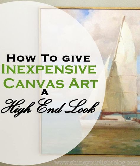 How To Change The Finish And Frame A Canvas Print How To Make Canvas, Diy Large Wall Art, Framing Canvas Art, Cheap Canvas Prints, Craft Recipes, Cheap Canvas, Gel Medium, Shine Your Light, Big Photo