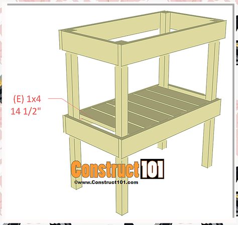 Looking for a new patio table to add to your outdoor space? Look no further than this one! It's made from sturdy wood and features a stylish design that will complement any yard. Wood Grill Table, Grilling Table, Diy Grill Table, Simple Workbench Plans, Bbq Stand, Diy Patio Table, Oven Outdoor, Grill Cart, Blackstone Grill