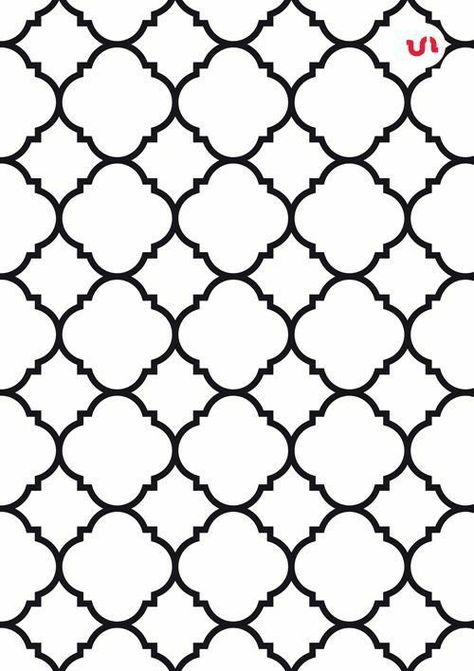 Islamic Design Pattern, Motif Arabesque, Wall Stencil Patterns, Thai Pattern, Islamic Patterns, Moroccan Pattern, Childrens Drawings, Islamic Art Pattern, Stencil Patterns