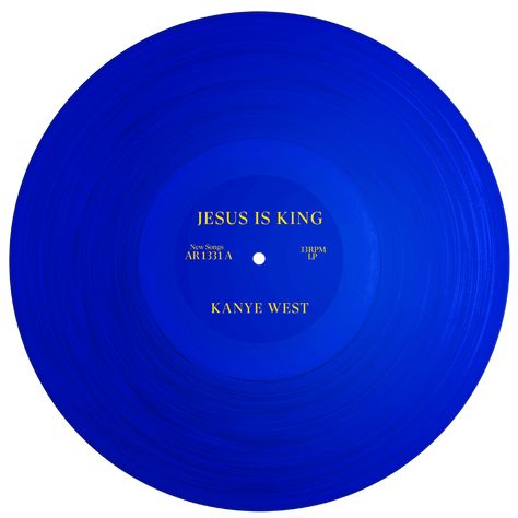 Jesus Is King, Jesus Is, Kanye West, Vinyl Record, Jesus, Vinyl, Blue