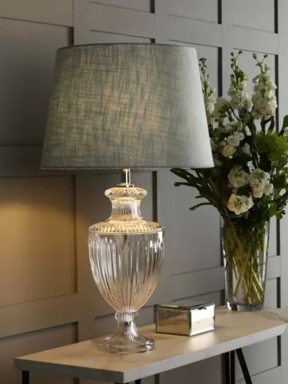 Table Lamps & Bedside Lamps | John Lewis & Partners Crystal Table Lamp, Cabinet Medical, Large Table Lamps, Crystal Table Lamps, Table Lamp Base, Traditional Lighting, Mode Design, Large Table, Crystal Lamp