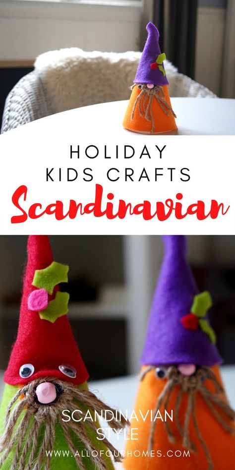 Danish Crafts, Scandinavian Preschool, Nordic Christmas Crafts, German Christmas Crafts For Kids, Norwegian Crafts, Montessori Christmas Crafts, Iceland Crafts For Kids, Norway Crafts, Swedish Arts And Crafts