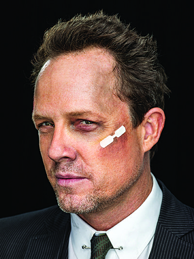 Allstate Mayhem Facebook - The Shorty Awards Mayhem Allstate, Mayhem Costume, Dean Winters, John Hamm, Holloween Costume, Award Show, Celebrity Portraits, Couple Halloween, Couple Halloween Costumes