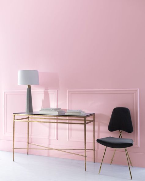 A wistful pink dusted with lavender-gray undertones. Nature Inspired Paint Colors, Blush Pink Paint, Paint Color Swatches, Pink Paint Colors, Ballerina Pink, Damask Rose, Benjamin Moore Colors, Pink Ballerina, Pink Paint