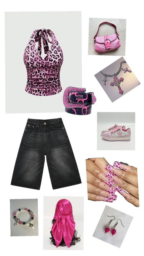 Pink, Leopard Print Outfit, Leopard Print Outfits, Pink Leopard Print, Pink Leopard, Outfit Idea, Leopard Print