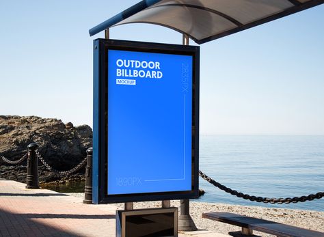 Billboards Mockups Summer. Presenta tu camapaña de carteles refrescante en un entorno veraniego, con esta colección de Mockups. #mockups #resource #download #design #graphicdesign #photograph #photo Beach Safety, Poster Beach, Coconut Palm Tree, Water Background, Summer Icon, Beach Background, Landscape Background, Tropical Beaches, Summer Backgrounds