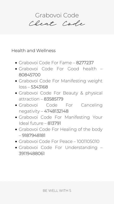 Grabovoi Codes Health, Grabovoi Codes Pass Exam, Universal Cheat Codes Grabovoi, Grabovoi Codes For Health, Grabovoi Codes Numbers Success, Grabovoi Codes Love, Grabovoi Codes For Beauty, Grabovoi Codes Activation, Grabovoi Codes For Manifestation