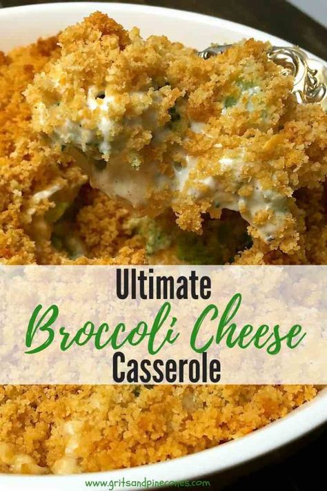 Broccoli Cheese Casserole Easy, Cheesy Broccoli Casserole, Cake Courgette, Broccoli Cheese Casserole, Thanksgiving Food Sides, Cheesy Broccoli, Thanksgiving Recipes Side Dishes, Cheese Casserole, Broccoli Cheese