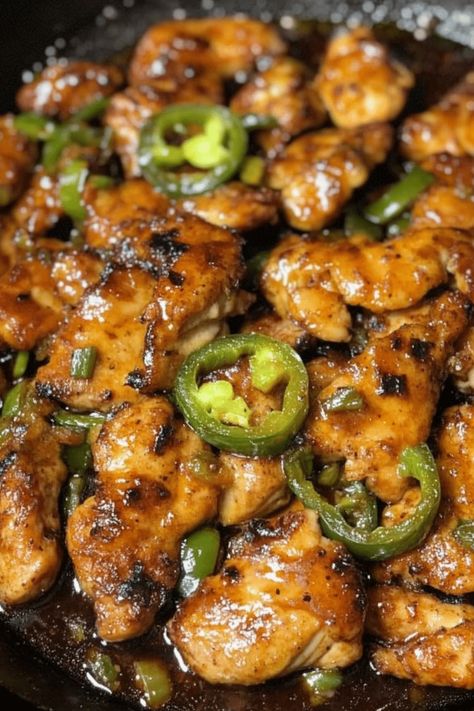 Jalapeno Honey Chicken, Low Carb Jalapeño Popper Chicken Bake, Asian Jalapeño Chicken, Dishes With Jalapenos, Jalapeño Pepper Chicken, Chipotle Pineapple Chicken, Best Meal Recipes, Jalepeno Chicken Chinese, Jalapeño Lime Chicken