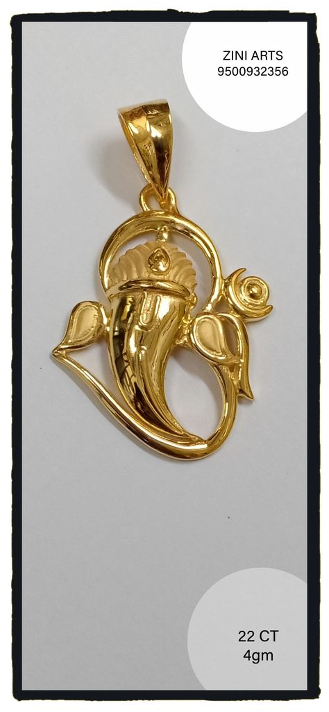 Gold Ganesha Pendant, Ganesha Pendant, Ganesha, Phone Ring, Pendant, Electronic Products, Gold, Quick Saves