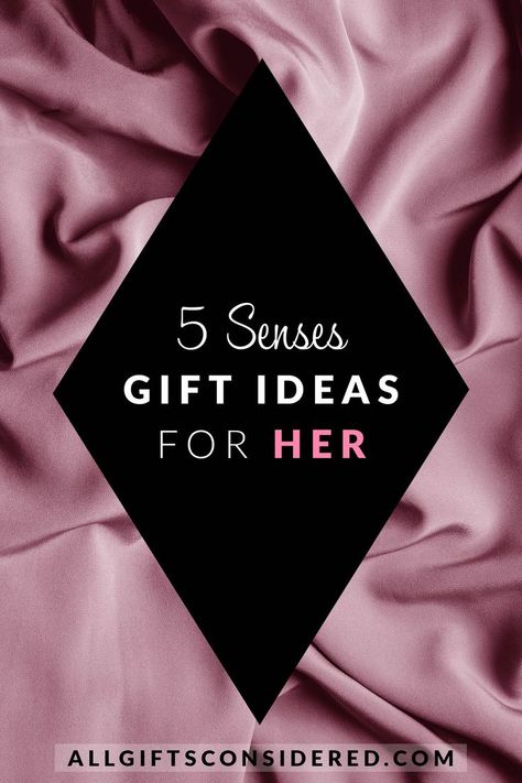 5 senses gift ideas for her Senses Gifts For Her, 5 Senses Gifts, 5 Senses Gift, Five Senses Gift, Senses Gift, 5 Senses, Gift Ideas For Her, Best Gift Ideas, Romantic Gifts