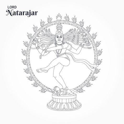 Nataraja Drawing, Mother Lakshmi, Dancing Shiva, Line Sketch, Craft Decorations, Indian Painting, Tanjore Painting, Divine Mother, Indian Art Paintings