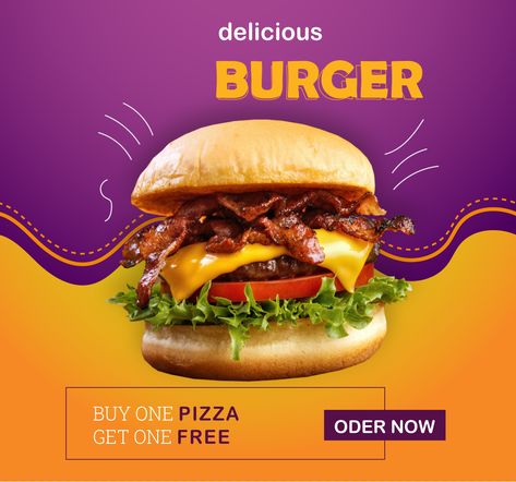 Hamburger Poster Design, Burger Poster Design Ideas, Burger Poster Design Graphics, Burger Instagram Post, Burger Poster Design, Burger Ads, Fast Food Poster, Burger Poster, Restaurant Banner