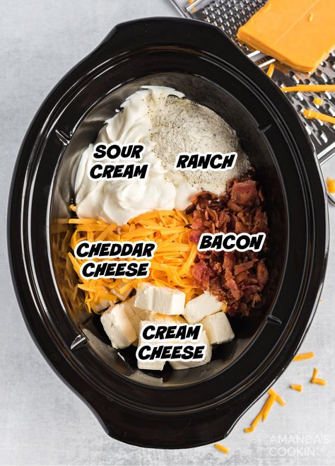 Appetizers For 80th Birthday Party, Mini Crockpot Recipes Dip, Crockpot Cheese Dip, Queso Appetizers, Crockpot Dips, Cheese Dip Crock Pot, Crock Pot Dips, Crockpot Appetizers, Bacon Dip