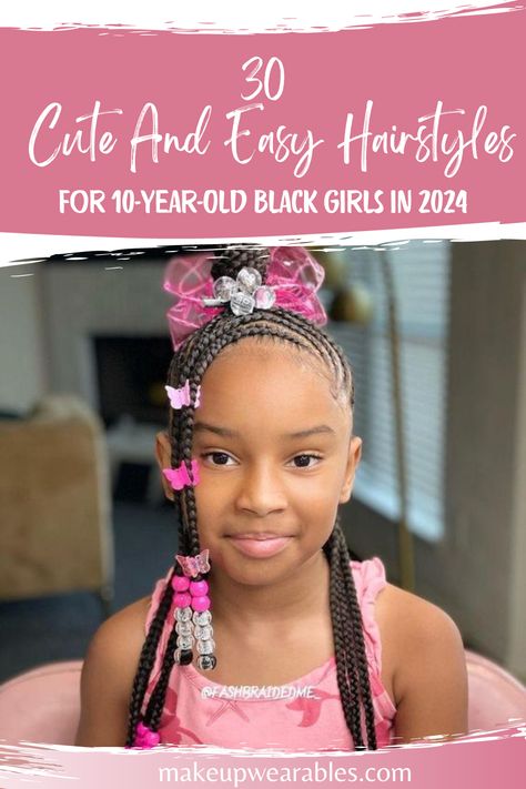 10 Year Old Black Girls Hairstyles - Makeup Wearables Cute Hairstyles For Year 7 Old Braids, Six Year Old Hairstyles, Hairstyles For 7 Year Girl Black, Little Black Girls Natural Hairstyles, Hair Styles For 4 Year Girl, Pre K Hairstyles Girl Black, Hairstyles For 9 Year Girl Black, Braids For Girls Hair Black, Braided Hairstyles Black Girls Kids