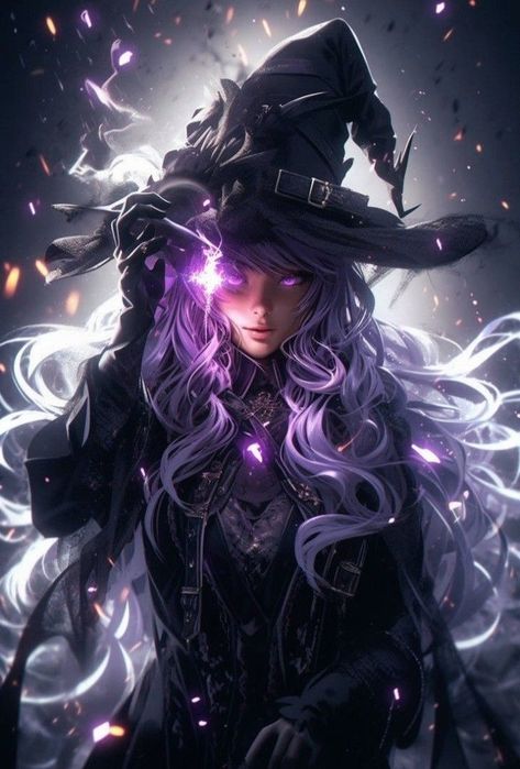 Dark Witch Fantasy Art, Dark Witch Character Design, Dark Fantasy Witch, Witch Pictures, Fantasy Witch, Anime Witch, Art Drawing Sketch, Dark Witch, Beautiful Witch